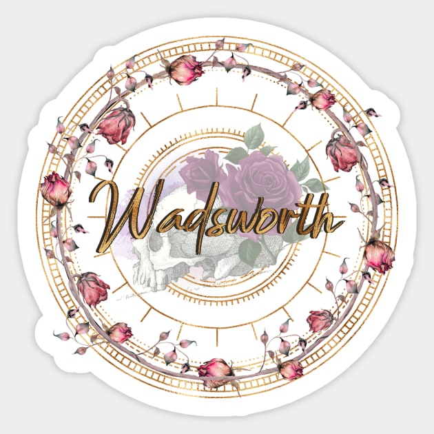 Wadsworth Sticker by SSSHAKED